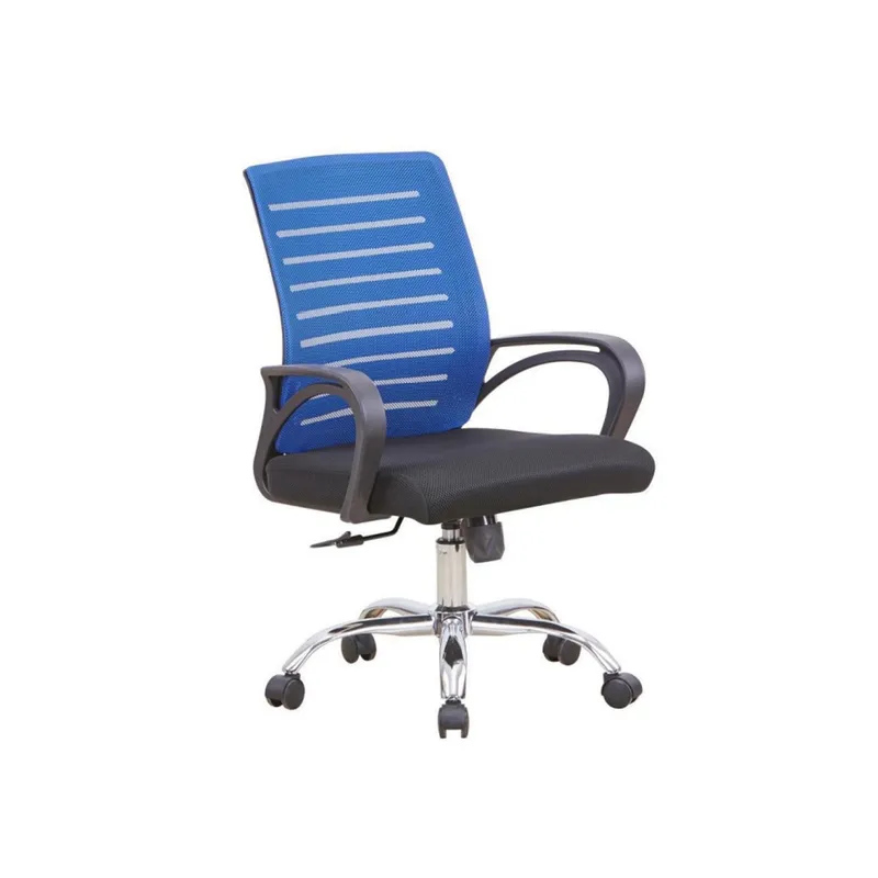 SILLA DE ESCRITORIO RH MALLA Y RESPALDO AZUL MC025BC01 en Azul - Escritorios y sillas de escritorio, Uruguay | Rosas Hermanos