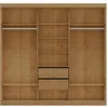 Ropero 2 Puertas corredizas REF.1450 en Madera natural - Roperos y placares, Uruguay | Igoa, vista 2 de 2