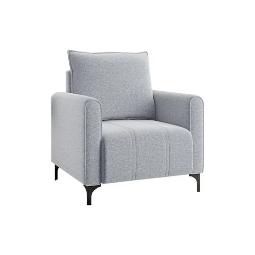 Sillon Butaca Poltrona Tapizada En Tela Patas Metalicas en Gris - Butacas, banquetas y puffs, Uruguay | Soy Hogar