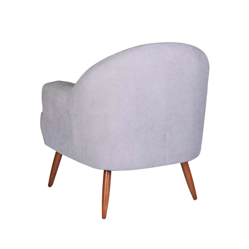 Butaca Tela-y-madera Gris Agata en Gris - Sillones y sofás, Uruguay | Divino, vista 6