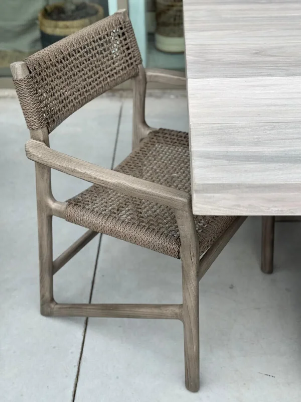 SILLA CARACAS C/BRAZOS TEKA en Gris - Sillas, Uruguay | Masinfinito Casa, vista 3
