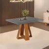 Mesa de Comedor Línea París Gris en Gris - Mesas de comedor, Uruguay | Ecowood, vista 2 de 5