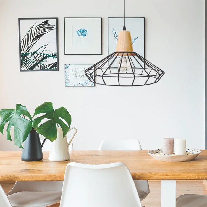 Lámpara de techo industrial Edison en Negro - Lámparas colgantes, Uruguay | Alta Gracia Deco, vista 2