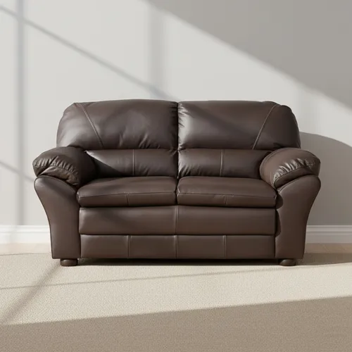 Sillón 2 Cuerpos Cuero Marron Florencia Choc. en CHOC. - Sillones y sofás, Uruguay | Divino