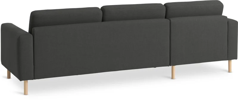 Sofá SVALBARD chaise longue gris oscuro en Gris - Sillones y sofás, Uruguay | JYSK, vista 3