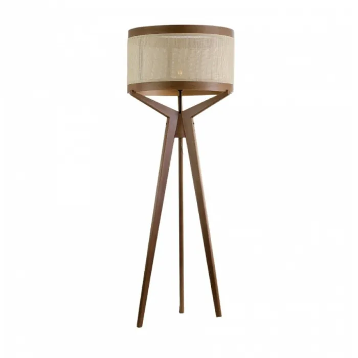 Lámpara de Pie Navi - Madera Natural Tauari - Lámparas de pie, Uruguay | Berna home