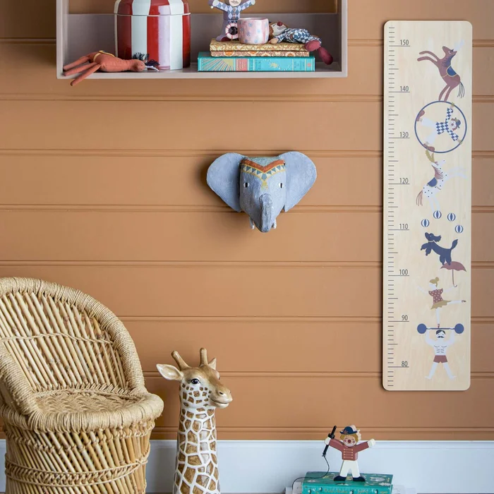 Medidor Kids Madera Natural-beige Circo en Madera natural - Decoración de pared, Uruguay | Divino, vista 2
