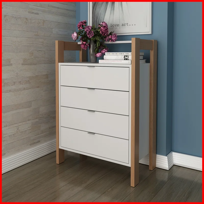 Cajonera minimalista 4 cajones -AZ 1012 - Cómodas, Uruguay | Punto Unión, vista 3