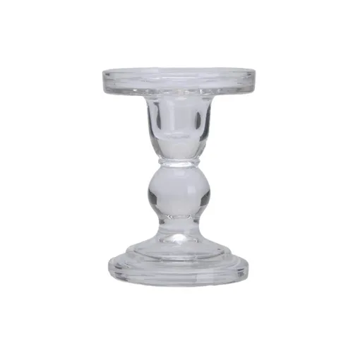 CANDELABRO VIDRIO D8.5/H11.5CM - Velas y Portavelas, Uruguay | Decohogar