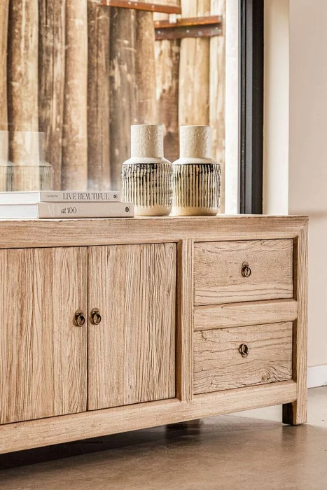 APARADOR BAJO / RACK TIRRENO - 1.80 MTS en Madera natural - Muebles para TV, Uruguay | La Iberica, vista 10