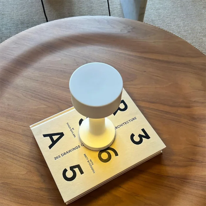 Lámpara de Mesa Tuvalu Portátil Recargable White en Blanco - Lámparas de mesa, Uruguay | Serlux, vista 8