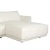 Sillón C/chaise Cuero-100-natural Blanco Romeo Tp2 Grano en Blanco - Sillones y sofás, Uruguay | Divino, vista 3 de 6