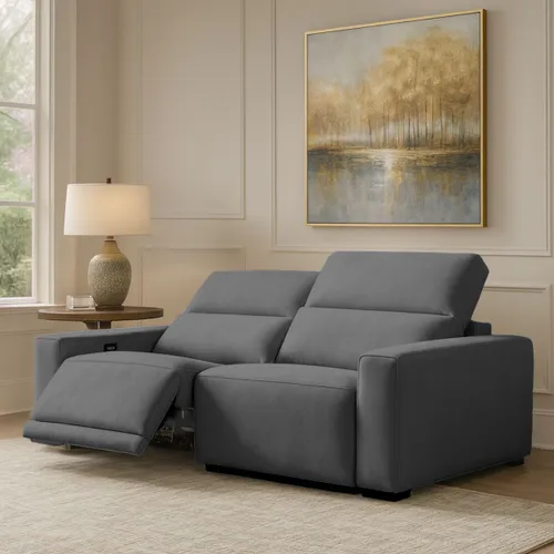 Sofá Eléctrico VOLARE GRIS 3 CUERPOS - Sillones y sofás, Uruguay | Viasono
