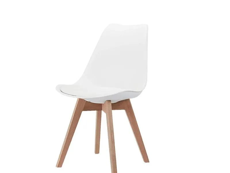 Silla EAMES con Almohadon - Blanca en Blanco - Sillas, Uruguay | Finkel