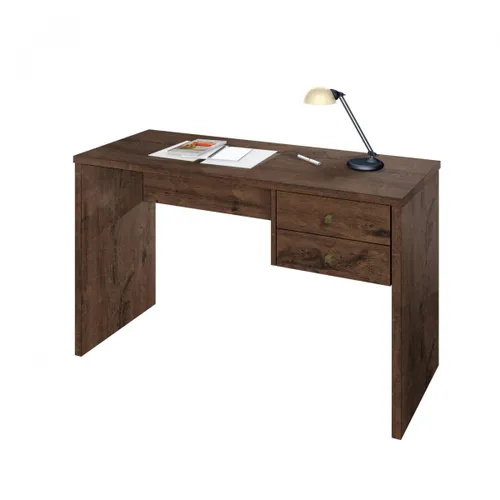 Escritorio Intelectual - 2 Cajones - Marron en Marrón - Escritorios y sillas de escritorio, Uruguay | Rústico Hogar