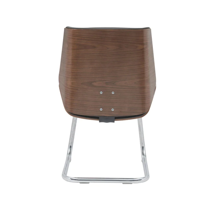 Asiento De Visita Madera-y-pu Negro Eclipse en Negro - Sillas de escritorio, Uruguay | Divino, vista 4