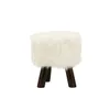BANCO 28x34CM SHAGGY BLANCO en Blanco - Butacas, banquetas y puffs, Uruguay | Decohogar, vista 1 de 3