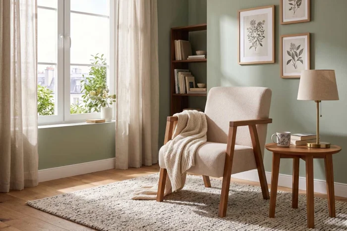 Butaca CLARA - Beige en Beige - Butacas, banquetas y puffs, Uruguay | Finkel, vista 3
