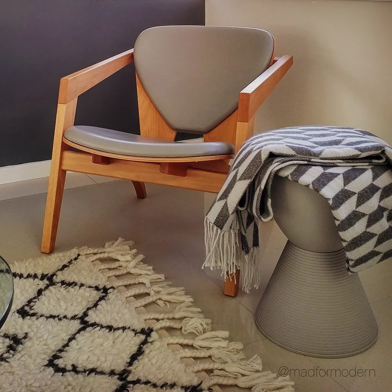 Butterfly Chair | Hans Wegner en Madera natural - Butacas, banquetas y puffs, Uruguay | Mad for Modern, vista 4