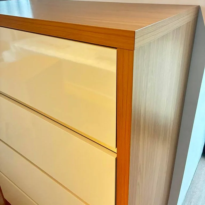 Comoda Mela 90CM 4 Cajones 100% MDF en Madera natural - Cómodas, Uruguay | Balton, vista 5
