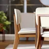 Silla de Comedor Classic Madera Targuí y Lino Beige - Sillas, Uruguay | Berna home, vista 4 de 4