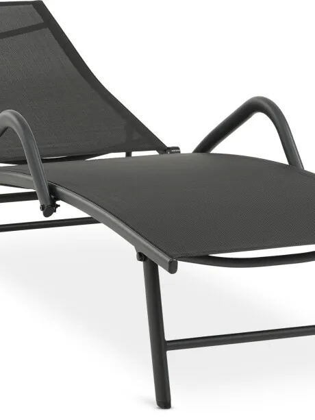 Reposera NORDSTRAND A59xL191 negro en Negro - Muebles para el exterior, Uruguay | JYSK