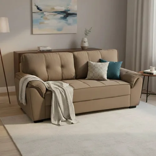 Sillón 3 Cuerpos - Clean - Beige en Beige - Sillones y sofás, Uruguay | Ecowood