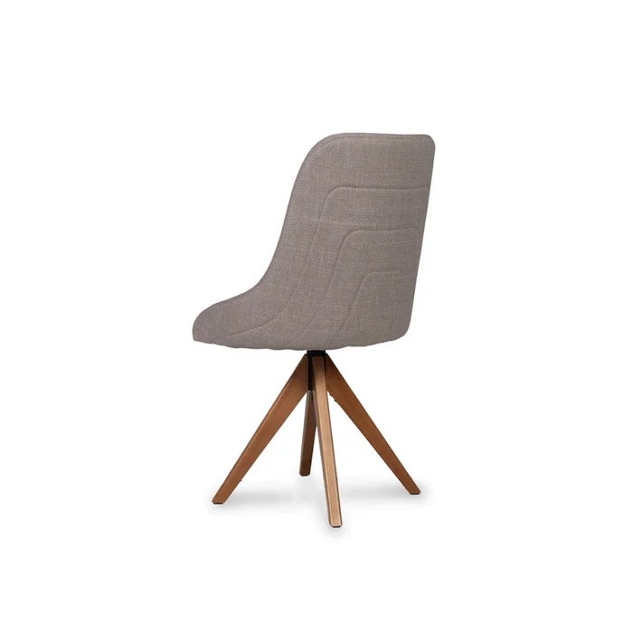 Silla Giratoria Valentina 143 - Tela Microfibra - A6 (Tostado) en Beige - Butacas, banquetas y puffs, Uruguay | Nyr, vista 4