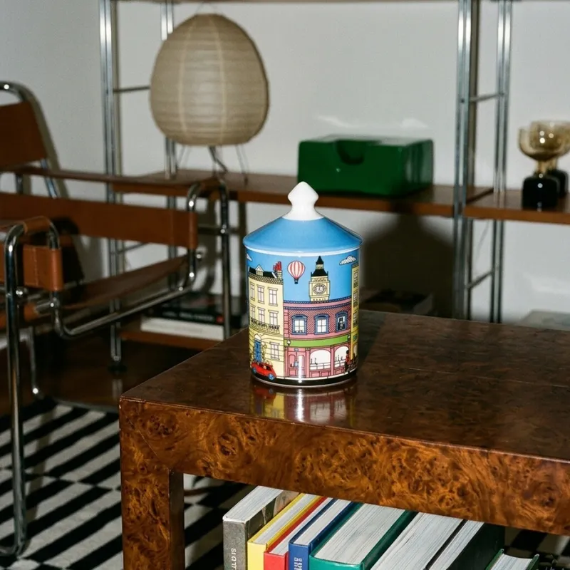 Frasco cerámica Londres en Multicolor - Decoración, Uruguay | Buho Store