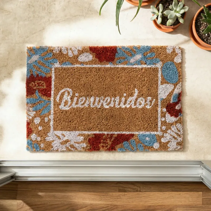 Felpudo Fibras de Coco Bienvenidos - Textiles, Uruguay | Arredo