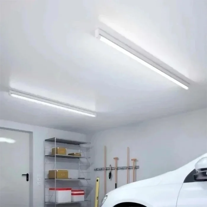 Tubo LED T5 90cm 12w Luz Cálida en Blanco - Lámparas colgantes, Uruguay | Serlux, vista 10