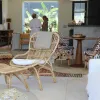 SILLON Y BANQUETA en Madera natural - Sillones y sofás, Uruguay | Sentido Jose Ignacio, vista 3 de 3