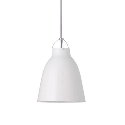 Lámpara Colgante Cilíndrico Caravaggio Blanca 20 x 120 - Lámparas colgantes, Uruguay | Berna home