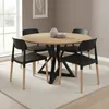 Juego de Comedor Mesa louvre olmo + 4 silla Belloch negra - Sillas, Uruguay | Berna home, vista 2 de 4
