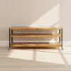 Consola Madera-y-metal Marron York Castaño en Marrón - Mesas de living, Uruguay | Divino, vista 1 de 6