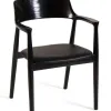 SILLA JACKIE CAOBA NEGRA 58X56X78H 122357 en Negro - Sillas, Uruguay | Vinibel, vista 2 de 2