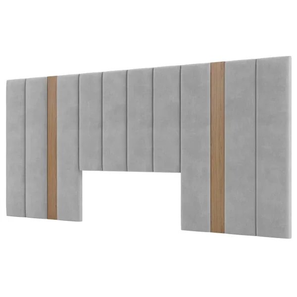 Respaldo de Cama Tapizado Lara - 100% MDF en Beige - Respaldos de cama, Uruguay | Balton