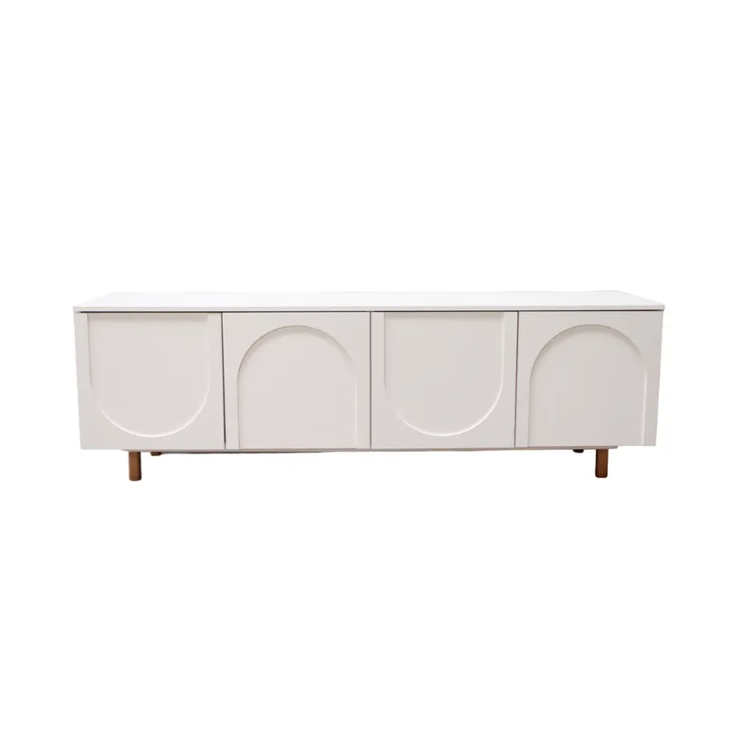 Rack Arco 160cm - Blanco - Muebles para TV, Uruguay | Berna home