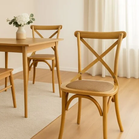 Silla vienesa en Madera natural - Sillas, Uruguay | La Cueva Muebles, vista 12