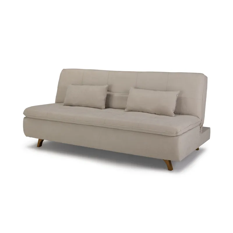 Sofá Cama Maira - Tela Microfibra - 10287 (Tostado) en Marrón - Sillones y sofás, Uruguay | NYR