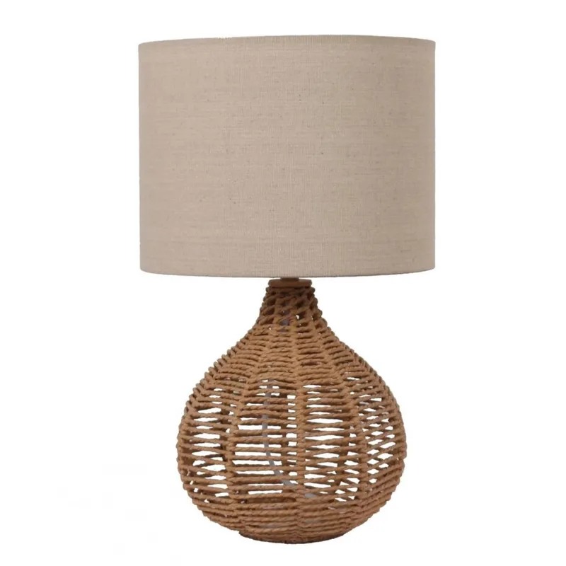 Lampara de mesa - Rattan Gota - Lámparas de mesa, Uruguay | Rústico Hogar