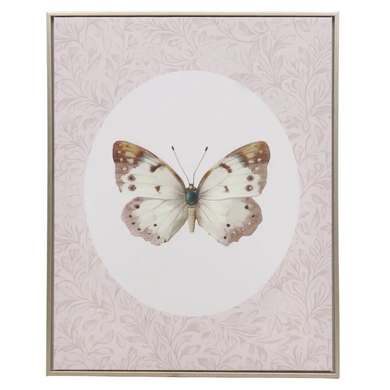 Cuadro Butterfly I, 40 Rosa Papel Wp2514737a en Rosa - Decoración de pared, Uruguay | Divino
