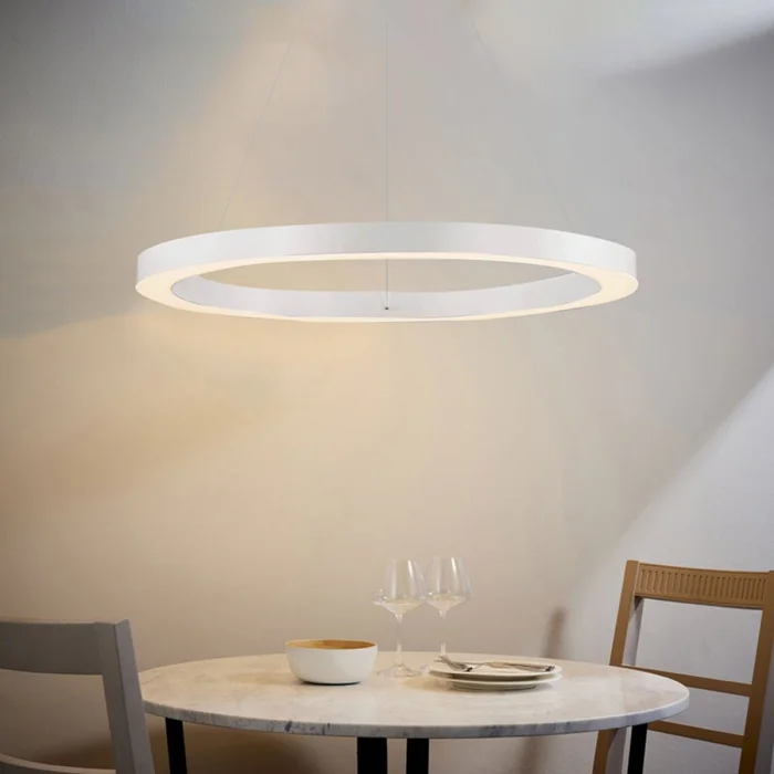 Colgante LED Zurich III 80W Blanco ø 100 cm en Blanco - Lámparas colgantes, Uruguay | Serlux, vista 2