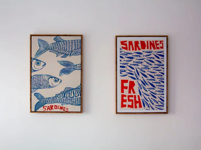 lámina sardinas ii en Multicolor - Decoración de pared, Uruguay | Proyecto Forma, vista 2