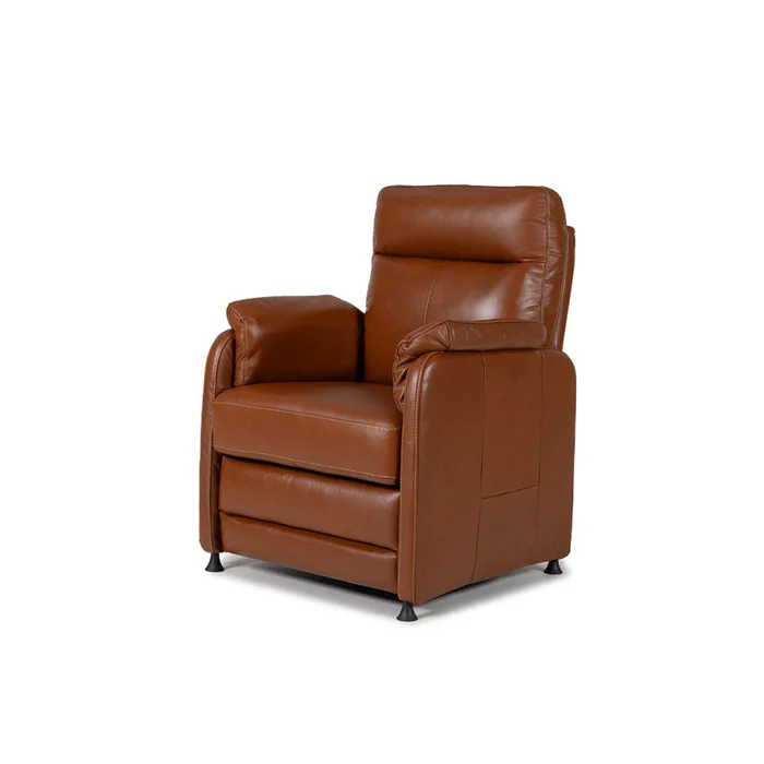 Butaca Max (Reclinable eléctrica) - Cuero Básico - 457 (Brandy) en Naranja - Butacas, banquetas y puffs, Uruguay | Nyr, vista 2