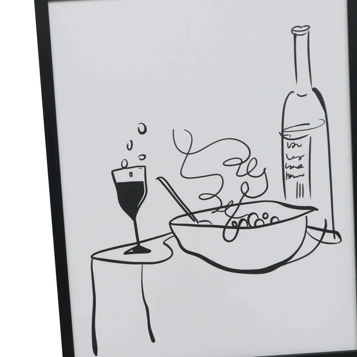 Cuadro Spaghetti Ii, 4 Blanco Papel Wi242005b en Blanco - Decoración de pared, Uruguay | Divino, vista 2