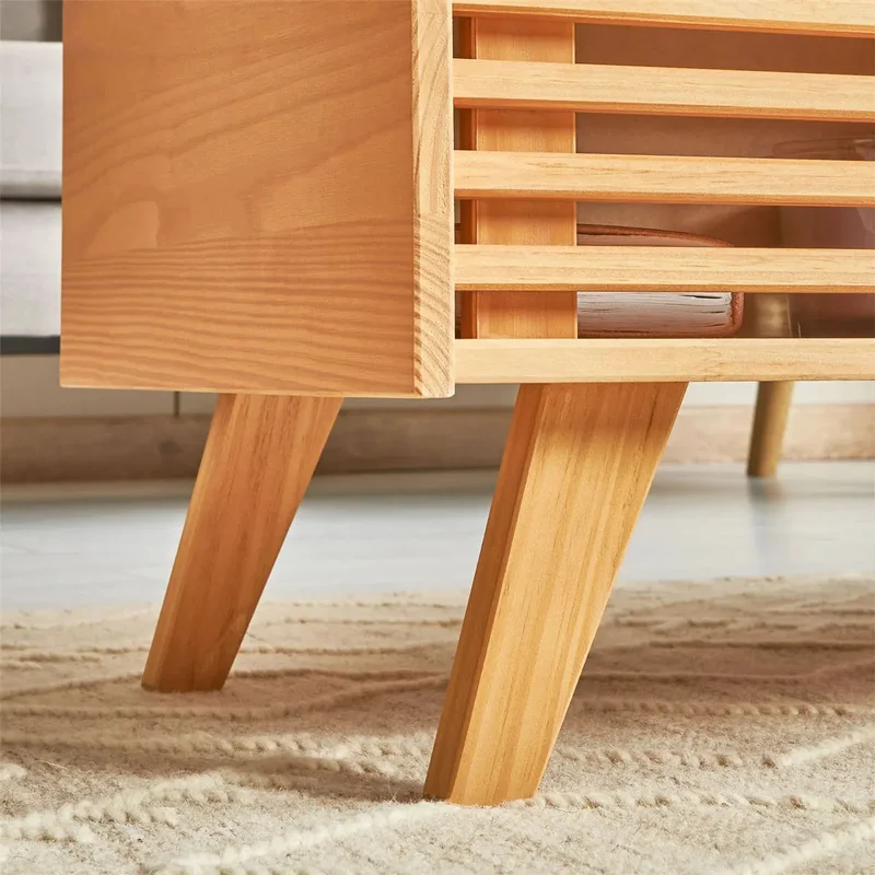 Mesa Ratona Ripado Sean - Madera Maciza en Madera natural - Mesas de living, Uruguay | Balton, vista 5