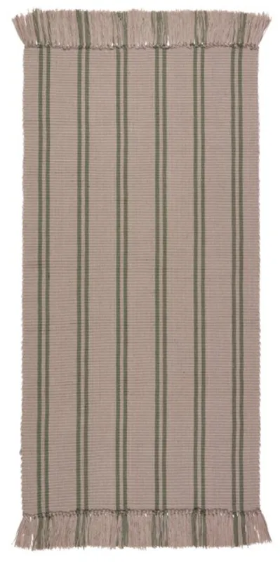 Alfombra HEISTARR 70x140 sand/oliva osc en Multicolor - Alfombras, Uruguay | JYSK