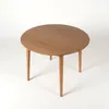 Mesa de Comedor Olmo - Redonda - 100 - Miel en Marrón - Mesas de comedor, Uruguay | NYR, vista 3 de 3
