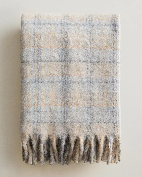 MANTA CUADROS - Textiles, Uruguay | Zara Home